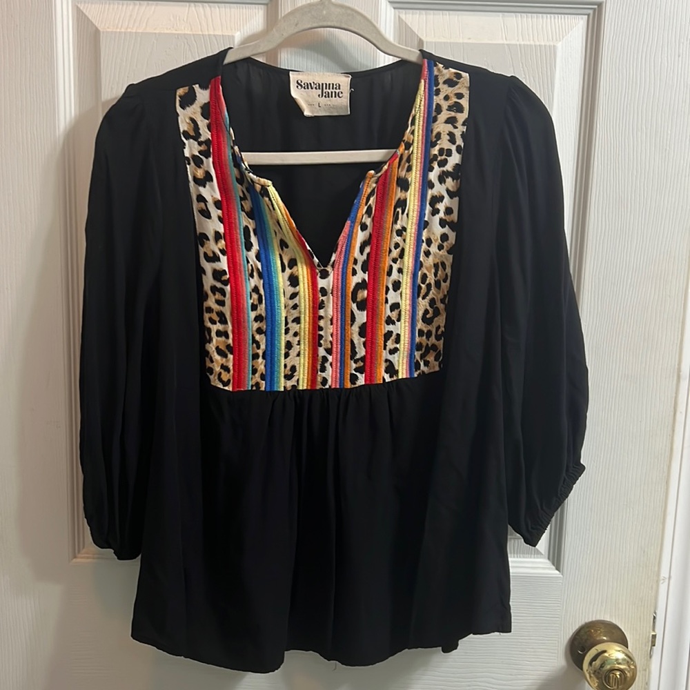 Leopard Print Top